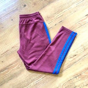 Old Navy Active Red Blue Side Stripe Pants